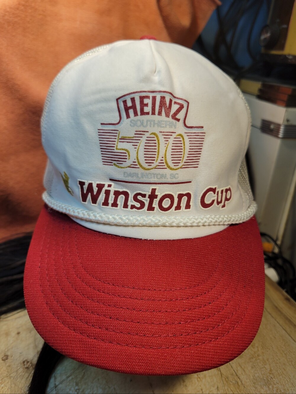 Vintage Heinz Southern 500 Winston Cup Trucker Hat